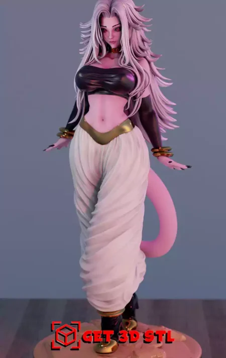 Android 21 Majin STL 3D Print Model