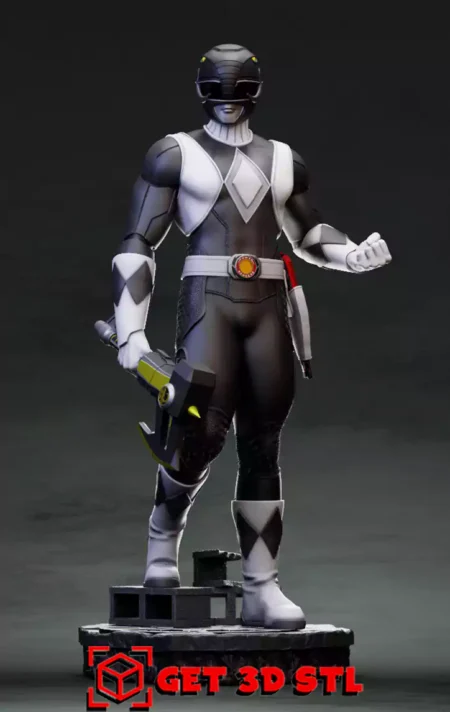 Black Ranger & Power Axe STL 3D Print Model