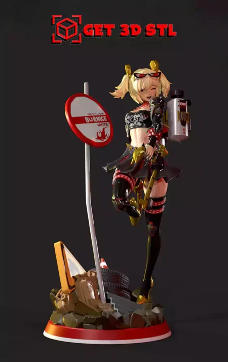 Burnice – Zenless Zone Zero STL 3D Print Model