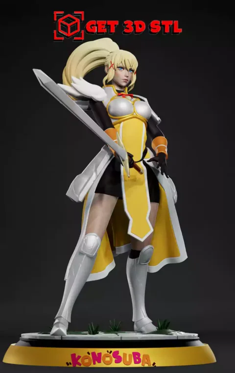 Darkness Konosuba STL 3D Print Model