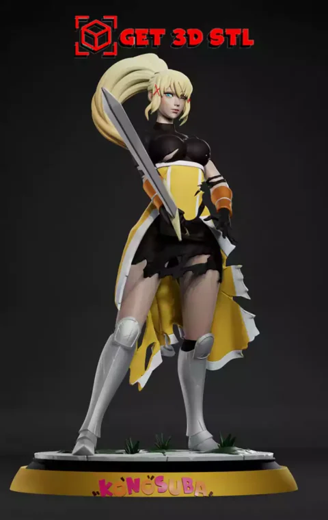 Darkness Konosuba STL 3D Print Model