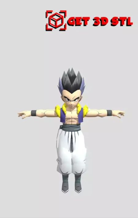 Gotenks Dragon Ball STL 3D Print Model