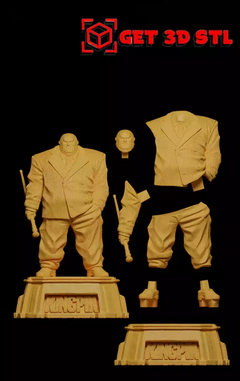 Kingpin STL 3D Print Model