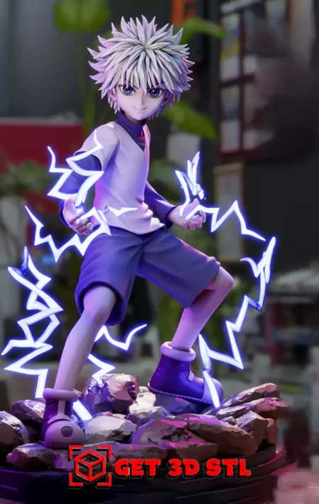Killua Hunter x Hunter STL 3D Print Model