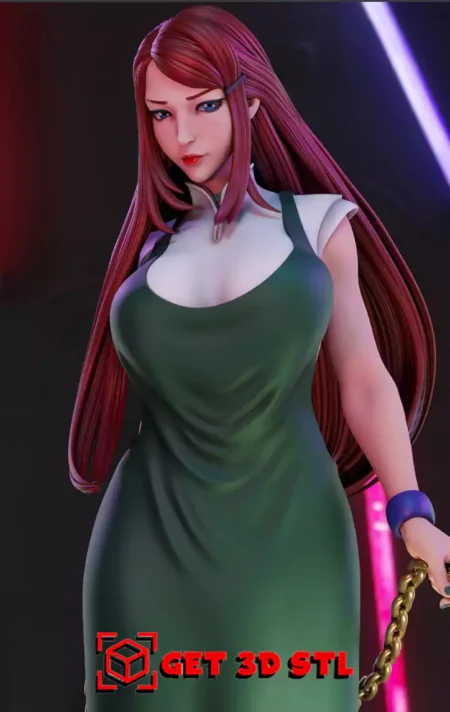 Kushina Uzumaki Naruto STL 3D Print Model