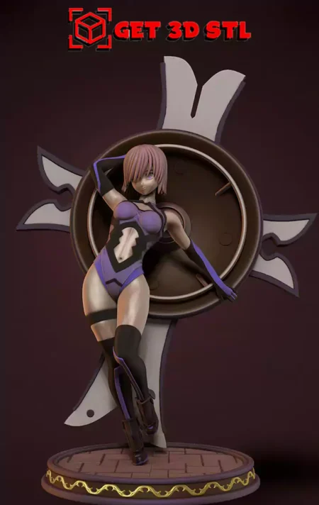 Mashu Fate Grand Order STL 3D Print Model