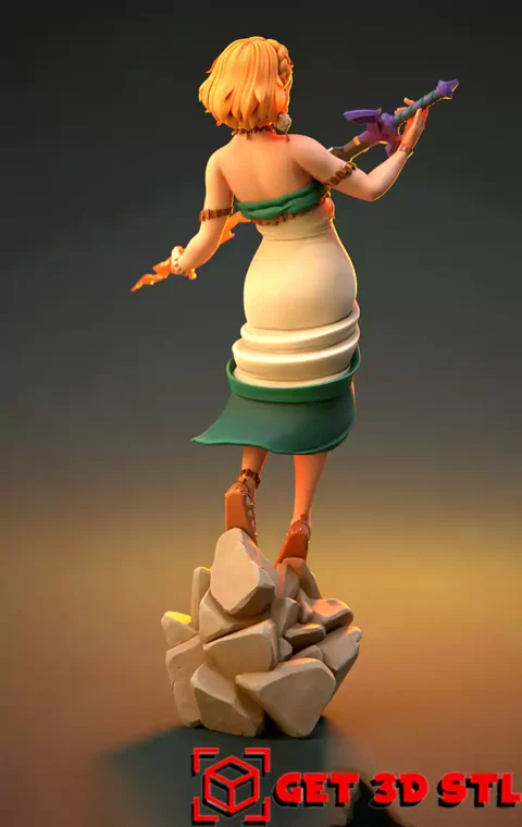 Princess Zelda STL 3D Print Model