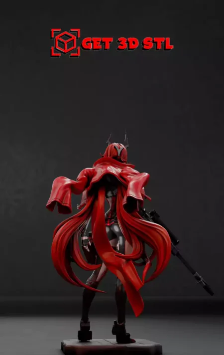 Red Hood Nikke STL 3D Print Model