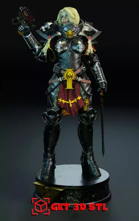 Sister of Battle from Warhammer STL 3D Print Model