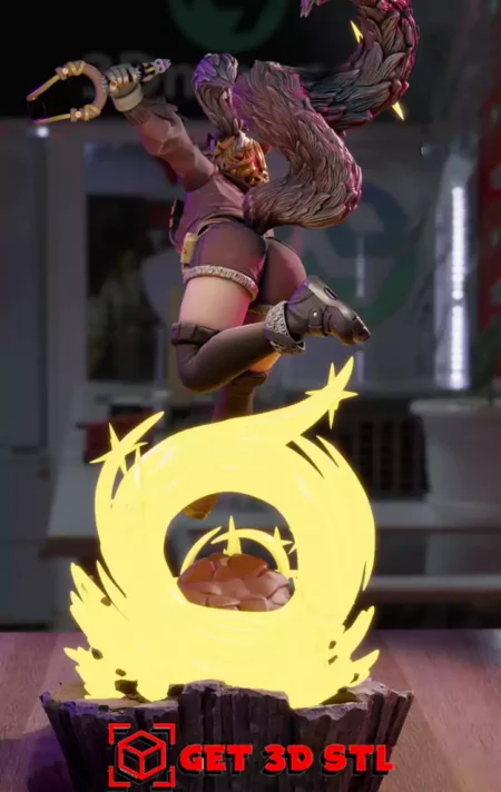 Squirrel Girl Marvel Rivals STL 3D Print Model