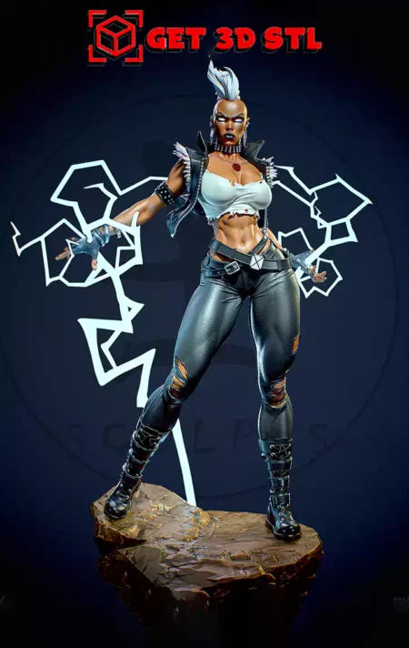 Storm Marvel STL 3D Print Model