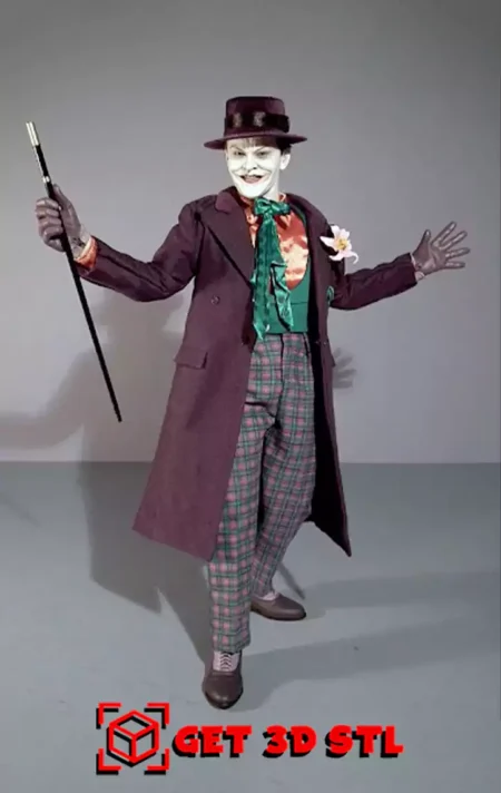 The Joker Jack Nicholson STL 3D Print Model