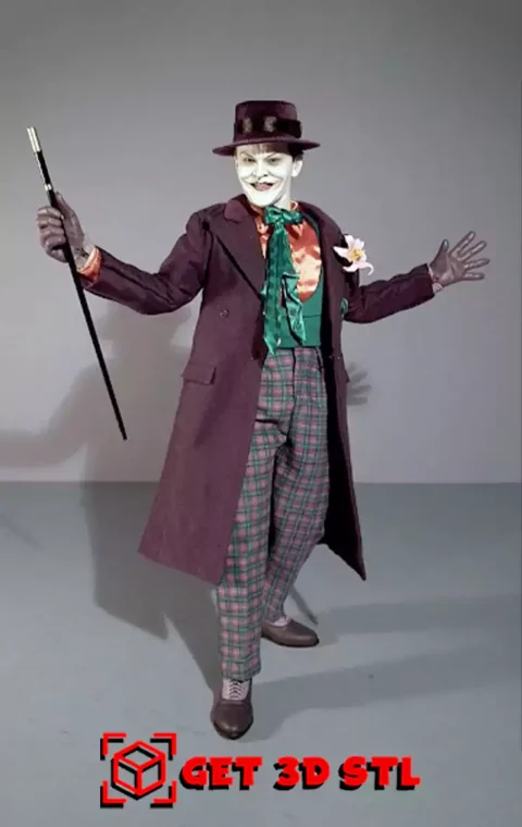 The Joker Jack Nicholson STL 3D Print Model