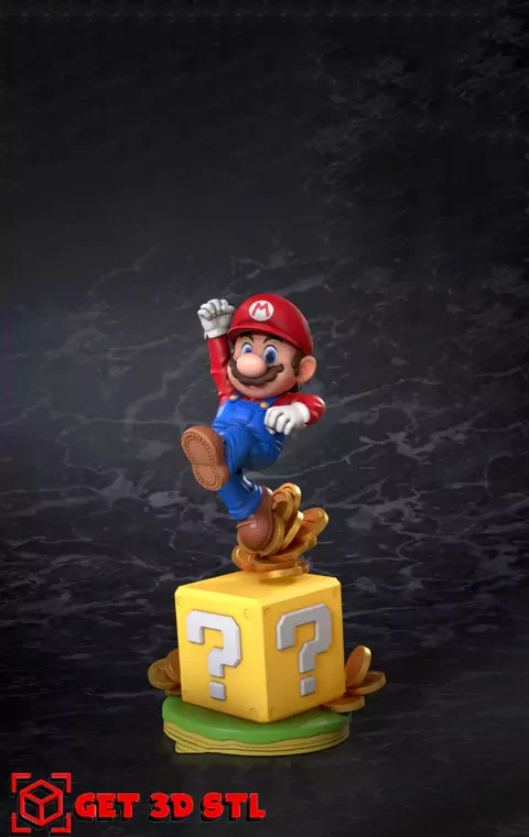 Super Mario 3D Print STL Model