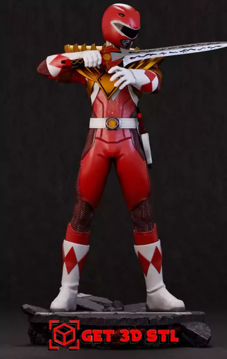 Red Ranger STL 3D Print Model