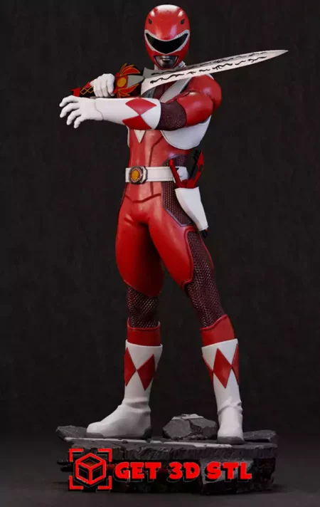 Red Ranger STL 3D Print Model
