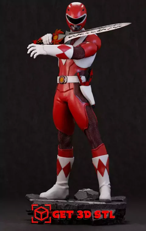 Red Ranger STL 3D Print Model