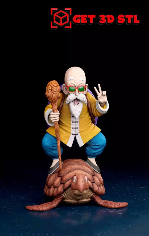 Master Roshi STL 3D Print Model
