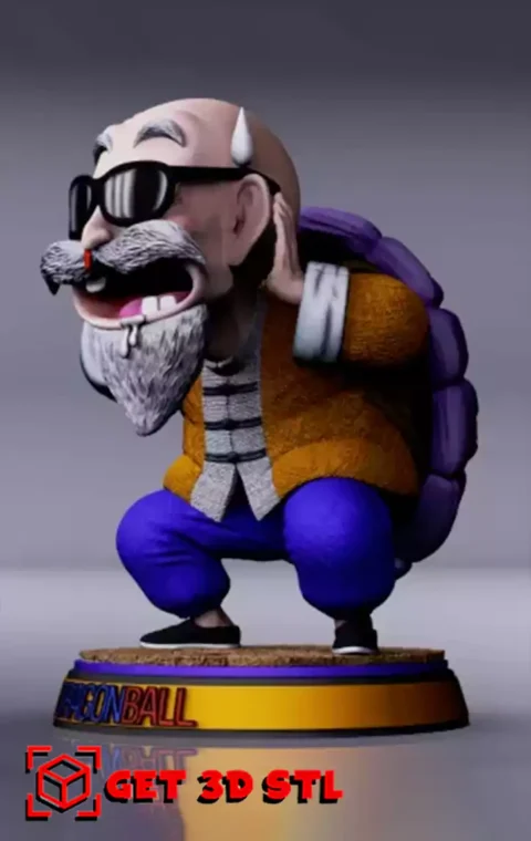 Master Roshi STL 3D Print Model