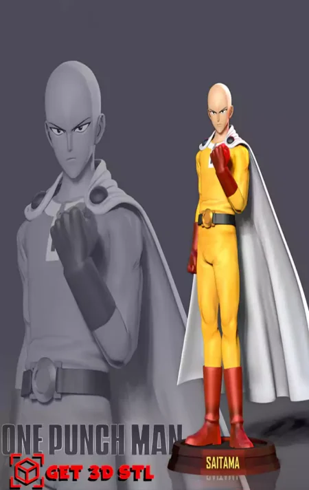 Saitama One Punch Man STL