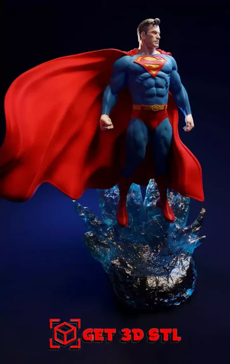 Superman STL 3D Print Model