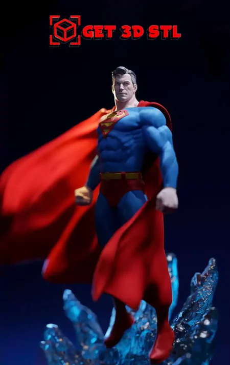 Superman STL 3D Print Model