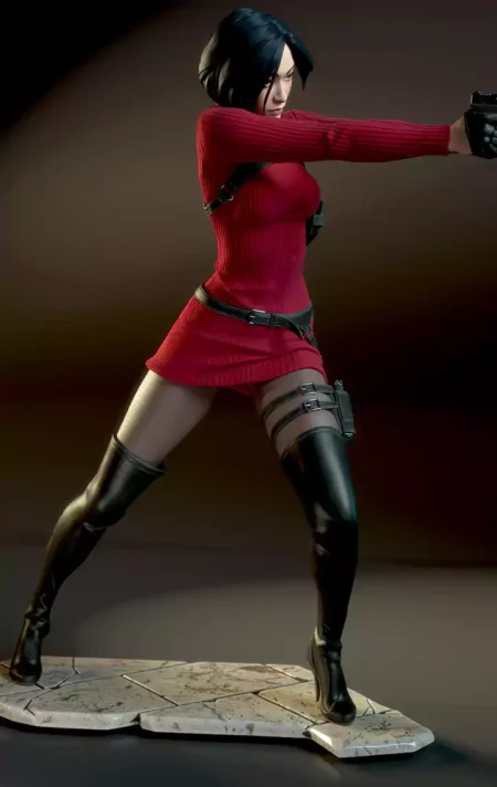 Ada Wong Resident Evil STL 3D Print Model