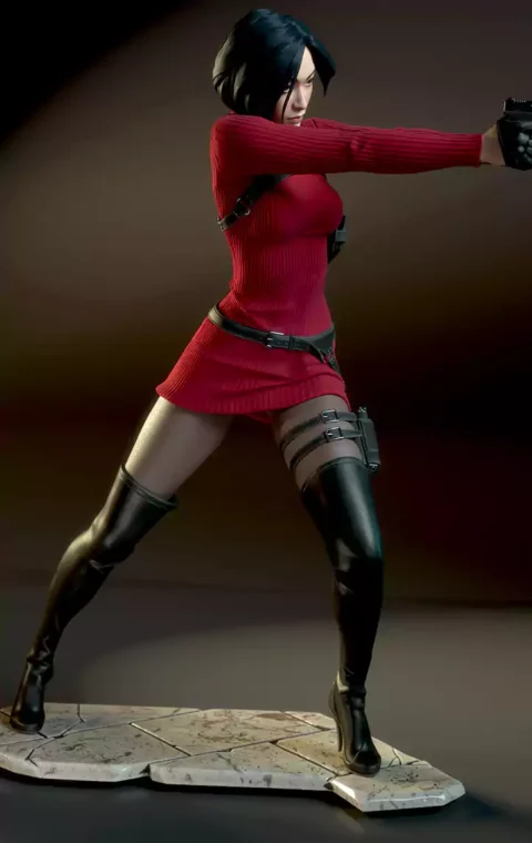 Ada Wong Resident Evil STL 3D Print Model