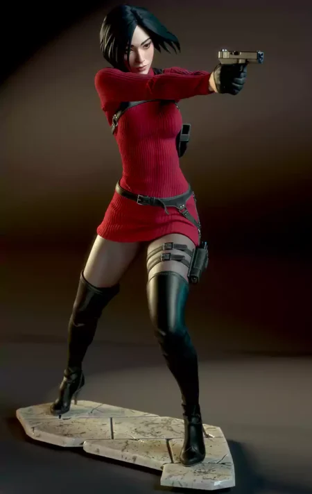 Ada Wong Resident Evil STL 3D Print Model