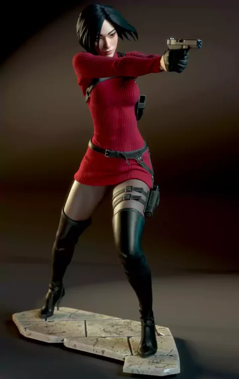 Ada Wong Resident Evil STL 3D Print Model