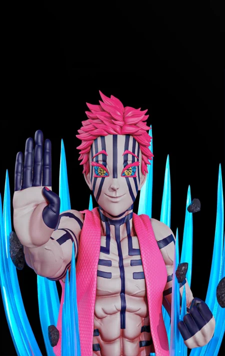 Akaza Bust STL 3D Print Model
