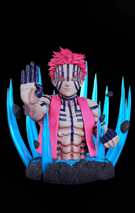 Akaza Bust STL 3D Print Model