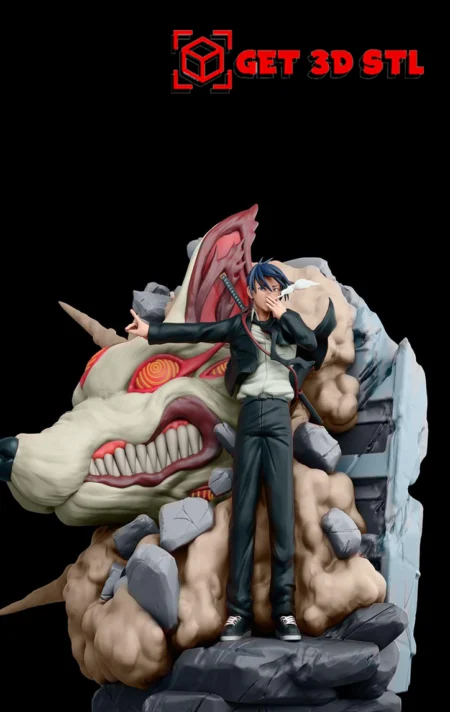 Aki Hayakawa from Chainsaw Man STL 3D Print Model