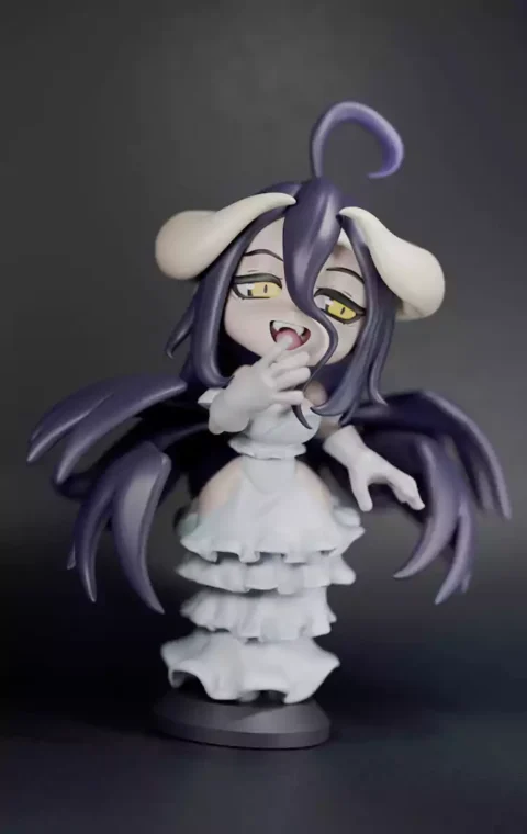 Albedo Chibi STL 3D Print Model