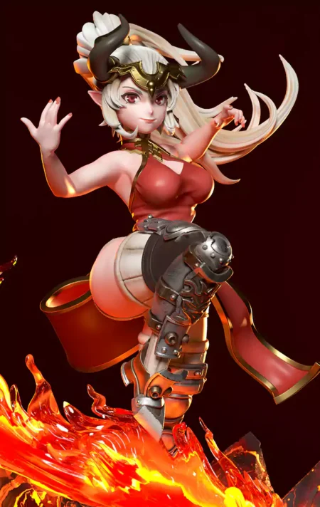 Aliza Granblue Fantasy STL 3D Print Model