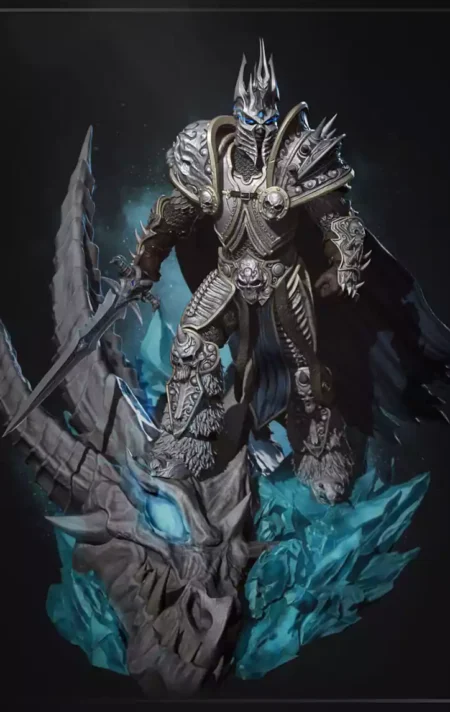 Arthas Standing STL 3D Print Model
