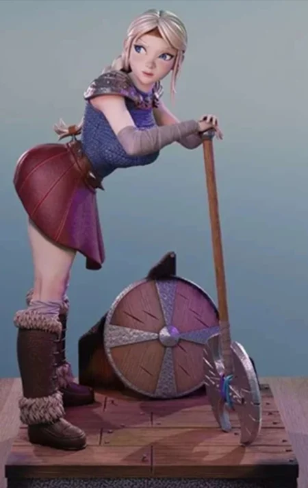 Astrid Hofferson Train Your Dragon STL 3D Print Model