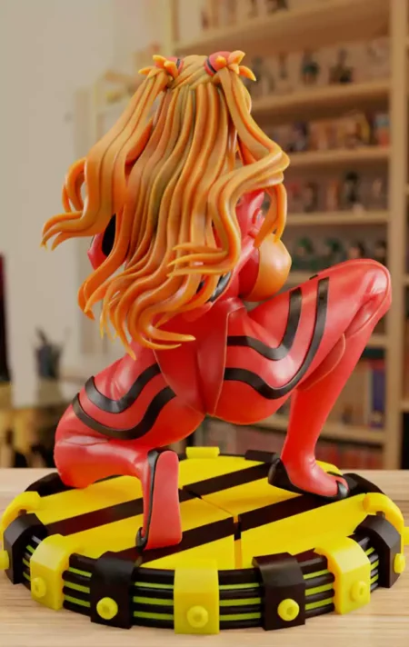 Asuka Langley Sexy STL 3D Print Model