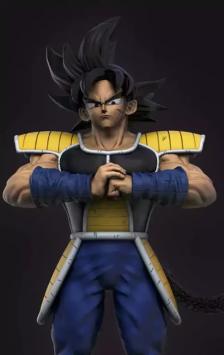 Bardock Dragon Ball STL 3D Print Model