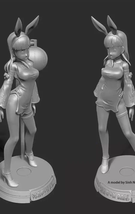 Bulma Lunar New Year STL 3D Print Model