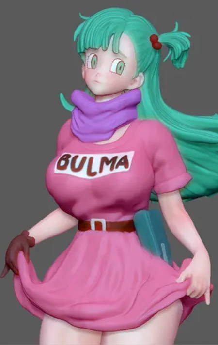 Bulma Sexy Valentine STL 3D Print Model