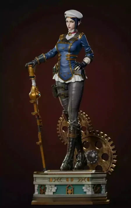 Caitlyn and Gun STL 3D Print Model