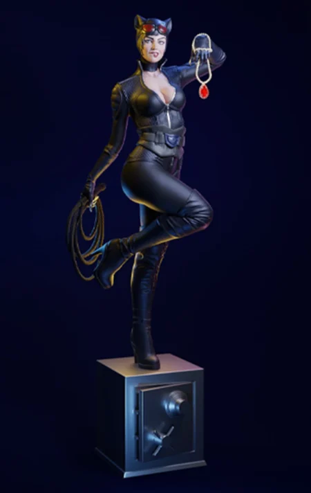Catwoman STL 3D Print Model