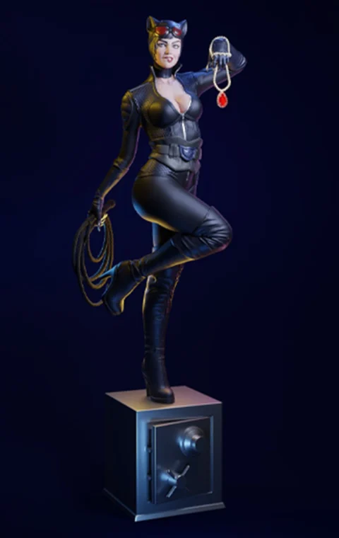 Catwoman STL 3D Print Model