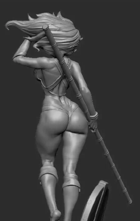 Cheetara Basic Pose STL 3D Print Model