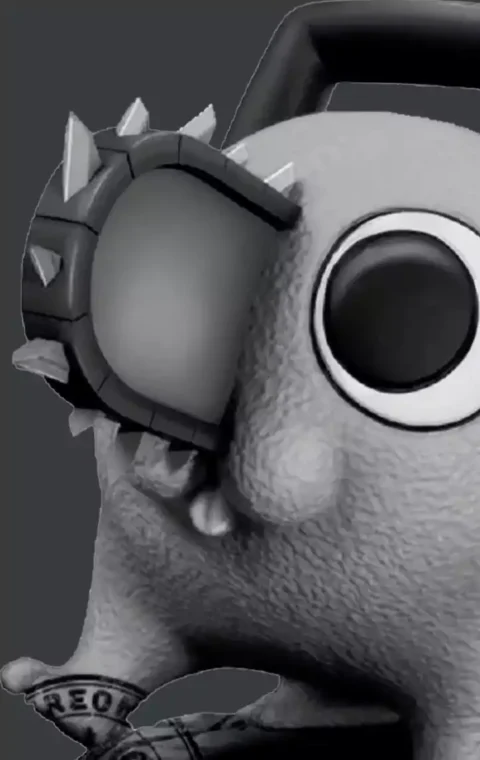 Chibi Pochita STL 3D Print Model