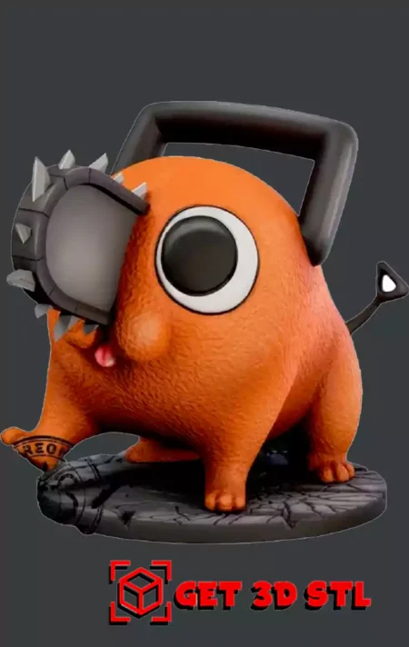 Chibi Pochita STL 3D Print Model