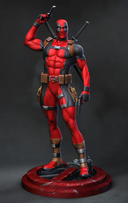 Deadpool STL 3D Print Model
