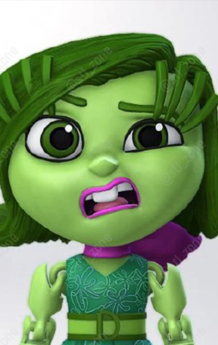 Disgust Inside Out STL 3D Print Model