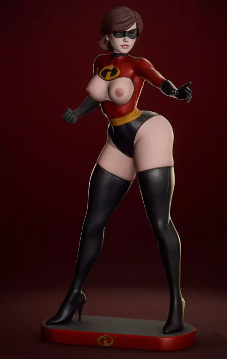 Elastigirl Super Thicc STL 3D Print Model